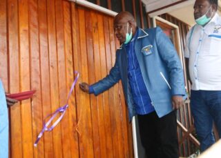 Usman Wanimbo Resmikan Kantor DPAC Demokrat Distrik Wakuwo Tolikara