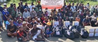 Jamin Keamanan Masyarakat 4 Pimpinan Lembaga Negara di  Yapen Kunjungi Sasawa