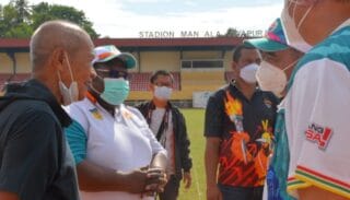 Joging Bersama Atlit Papua di Mandala, Menteri ME: Ini Bukan Yang Pertama