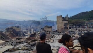Kebakaran di Abepura, Ratusan Warga Kehilangan Tempat Tinggal