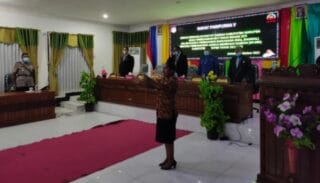DPRD Waropen Sidang Paripurna Pembahasan Ranwal RPJMD 2021-2025