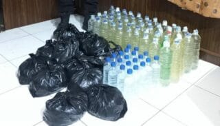 129 Liter Cap Tikus Asal Bitung Berhasil Ditangkap Polisi di Pelabuhan Jayapura