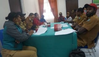 Perbaikan Perbankan, Bappeda Tolikara Gelar Monitoring Meja realisasi Keuangan dan Fisik Pembangunan triwulan IV