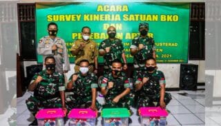 Tim Litbang Pusterad Lakukan Kunker Penelitian  Kodim Persiapan Kabupaten Waropen