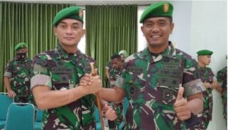 Tongkat Dandim 1709/Yawa Secara Resmi Dipegang Letkol Inf Catur Prasetyo Nugroho