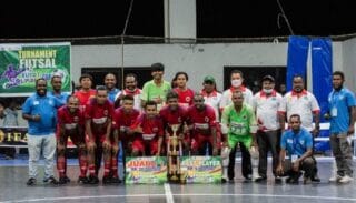 Turnamen Futsal Bupati Tolikara Cup 1 se-Papua dan Papua Barat Sukses Digelar