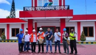 Terkait Hak Ulayat, Angota DPR RI Paulus Ubruangge Kungjungi Fuel Pertamina Serui