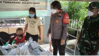 Polsek Metro Tamansari Dorong Percepatan Vaksin “Door to Door” Usia Anak