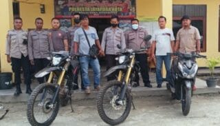 Polisi Temukan 3 Unit Motor Hasil Curian di Buper