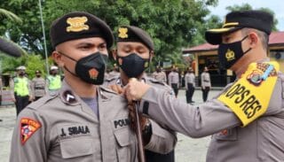 Polres Yapen Apel Gelar Pasukan Cartens Lalu-lintas tahun 2022