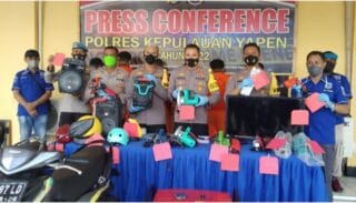 2 Sindikat Pelaku Kasus Pencurian Berhasil Diungkap Sat Reskrim Polres Yapen