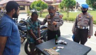 Polisi Kembali Amankan Pelaku Dan Barang Bukti Ganja