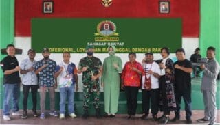 Coffee Morning Dengan Insan Pers Yapen Waropen, Dandim Catur, Wartawan Sahabat Kodim 1709