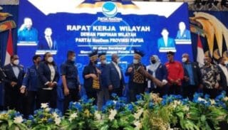 Gelar Rakerwil, NasDem Papua Pertahankan Posisi Pemenang, Proyeksi Politik Lewat e-KTA