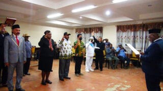 Ini Sejumlah Pejabat Esalon Dilantik Bupati Tolikara