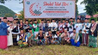 Kapolres Apresiasi Toleransi Umat Beragama di Yapen Saat Sholat Idul Fitri