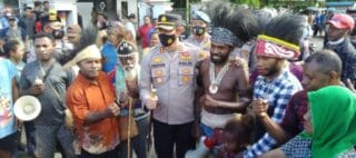 Kapolres Yapen Apresiasi Massa Aksi Damai Berjalan Aman dan Tertib