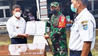 TMMD Ke-113 di Kodim 1709 Yawa Resmi Dibuka, Bangun 8 Unit Rumah Warga Poom 1