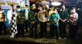 Sambut Idul Fitri 1443 H, Umat Muslim di Yapen Gelar Pawai Takbiran