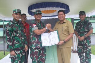 Danrem 173 PVB Resmi Tutup TMMD Ke-113 di Kampung Poom