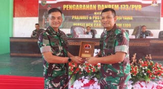 Kunjungi Yapen, Danrem 173 PVB Berikan Arahan Ke Prajurit di Kodim 1709 Yawa