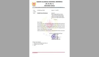 Musprov KONI Provinsi Papua Diundur, Ini Tanggal Resminya