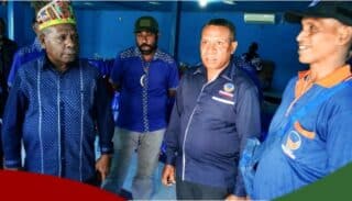 Berada di Kabupaten Waropen, Matius Awoitauw Sambangi DPC Nasdem