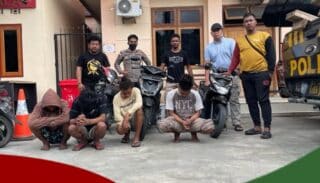 Polsek Abepura Ciduk 4 Pelaku Curanmor Beserta BB 3 Unit Sepeda Motor