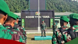 Gelar Jam Komandan, Dandim 1709 YAWA Tekankan Beberapa Hal Ke Prajuritnya