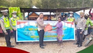 Jelang HUT Lalulintas Ke-76, Polres Lanny Gelar Bhakti Sosial