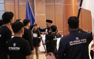 Lantik Pemuda PERMAS, Supriadi Laling: Anak Muda Harus Tampil Terdepan Untuk Bangun Papua