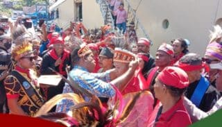 Peserta KMAN Asal Maluku Tiba di Tanah Tabi