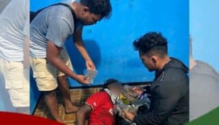 Warga PNG Dibekuk Tim Opsnal Polresta Jayapura Dengan BB Ganja 4 Plastik