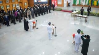 Cyfrianus Mambay Resmi Dilantik Penjabat Bupati Kepulauan Yapen