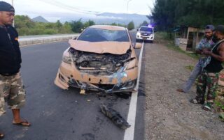 Kecelakaan Beruntun di Jalan Holtekamp, 2 Luka-luka 1 Meninggal Dunia