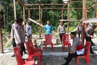 Pembangunan Polsubsektor Teluk Ampimoi Tingkatkan Pelayanan Masyarakat