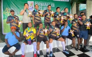Tim PWI Papua Boyong Medali Emas di Cabor Lari dan Futsal