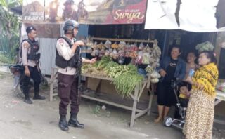 Gelar Patroli, Polisi Sampaikan Pesan Kamtibmas