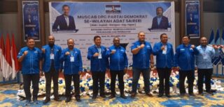 Dominggus Rumaropen Terpilih Sebagai Ketua DPC Partai Demokrat Biak Numfor