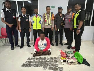 Penyelundupan Ganja ke Wamena Berhasil Digagalkan di Bandara Sentani