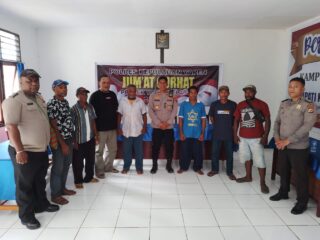 “Jumat Curhat” Polsek Yapsel Masyarakat Minta Penambahan Personil Anggota