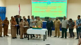 Jalankan Amanah UU, Pemkab Jayapura MoU Dengan KIP dan Puluhan Media