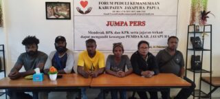 FKP Minta Pemda Jayapura Beri Ruang Kepada KPK Audit Keuangan di Sejumlah OPD