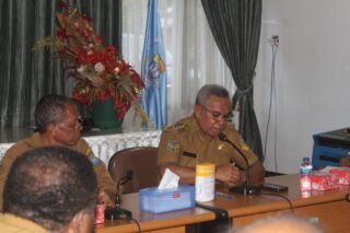 Jelang HUT Kepulauan Yapen, Pj Bupati Mambay Siapkan Panitia dan Berbagai Lomba Akan Digelar