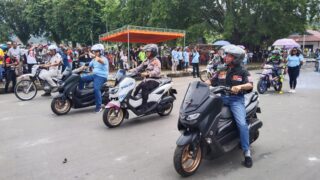 Alun-alun Serui Dibanjiri Penonton, Road Race Kapolres Cup Hari Kedua Sajikan 25 Race