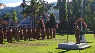Wakili Pj Bupati Yapen, Asisten I Edi Mudumi Sampaikan Berbagai Kegiatan
