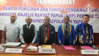 Panpil MRP Yapen, Terima Pengembalian 47 Berkas Pendaftar Kursi Adat dan Perempuan