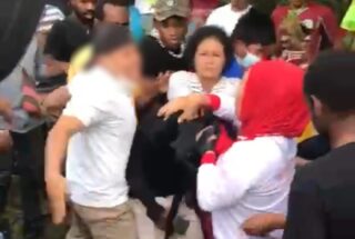 Aksi Jalan Sehat Prabowo di Jayapura Diwarnai Kericuhan