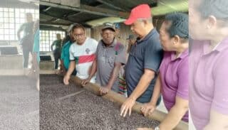 Pastikan Kondisi di Lapangan Menjelang STC, Pj Bupati Mambay Tinjau Pengolahan Kopi Ambaidiru