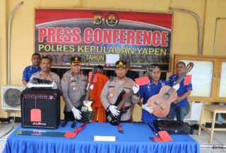 2 Pelaku Pencurian di Gereja Kerapatan Serui Diringkus Satreskrim Polres Yapen